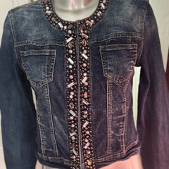 d.e.c.k. by decollage detailed denim jacket size M UK10 EU38 Postage included