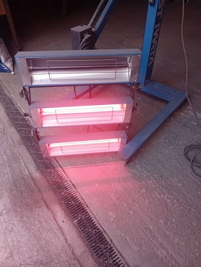 Car paint infrared cureing lamp