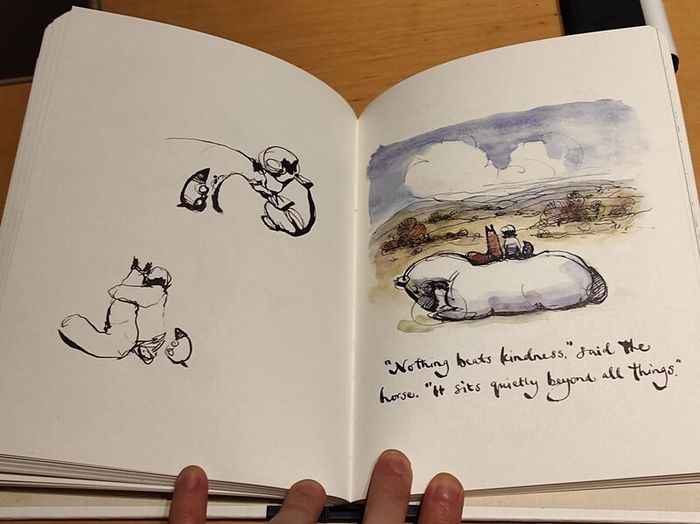 Illustrated book: The boy, the mole, the fox, and the horse