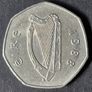 Ireland 1988  50p Pence coin. Image 3