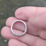 Gypsy Cut Diamond Sterling Silver Ring Image 8