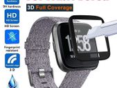 Full Coverage Edge Tempered Glass Screen Protector Cover for Fitbit Versa Watch