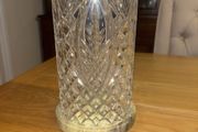 Waterford Crystal Rare Ah Cara Failte Candle Hurricane on Connemara Marble Base