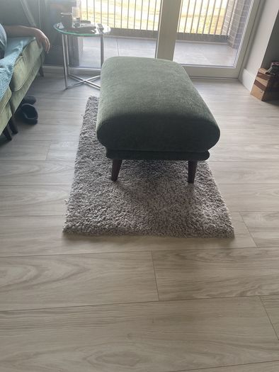 Thick Pile Grey Rug