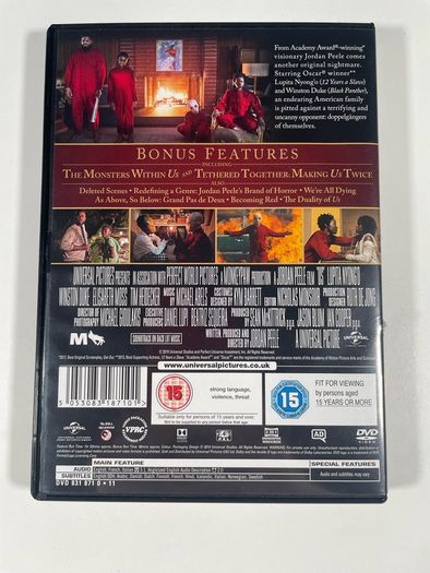 DVD US [2019] regions 2,4,5 Ireland, UK, Europe complete with case and movie