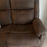 Recliner sofa + free cushions Image 4
