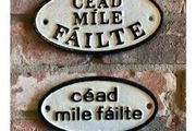 Cead Mile Failte  Oval  Small  HS48