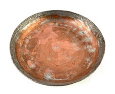 Antique Hand Etched Ottoman Empire Copper plate