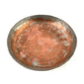 Antique Hand Etched Ottoman Empire Copper plate