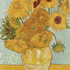 Vincent Van Gogh - Sunflowers - Rare Mini Print/Poster