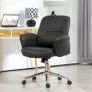 Office chair, height-adjustable, breathable cover, tilt function, up to 120 kg, Black Image 5