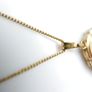 Edwardian Revival Gold Plated Engraved Fern Locket, Andreas Daub Image 9