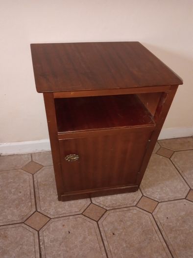 mid century teak locker