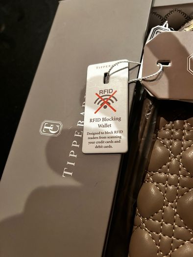 Brown/Taupe RFID walllet