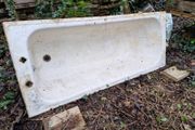 Antique cast iron bath, salvage