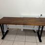 Walnut veneer desk Image 2