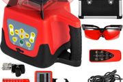 Professional Red Rotating Laser Max Working Range  500m Line Laser 360 Degree Laser Altimeter Water and Dustproof Outdoor Working
