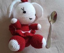 Handmade soft toy, rabbit