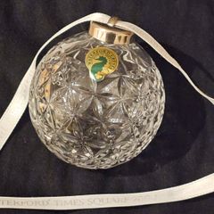 Waterford Crystal Christmas Ornament Millenium Ball