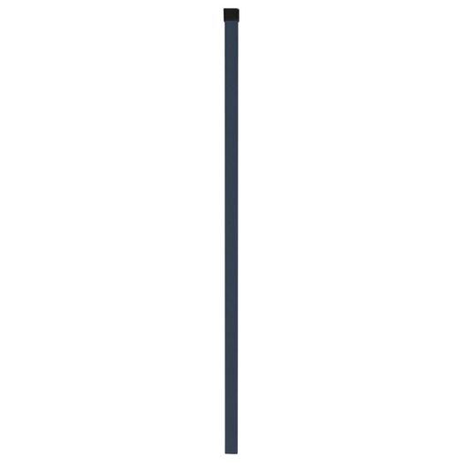 2D Garden Fence Panels & Posts 2008x1230 mm 4 m Grey