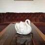 Retro Vintage Ceramic Swan shaped Indoor Planter by St Michaels Image 2