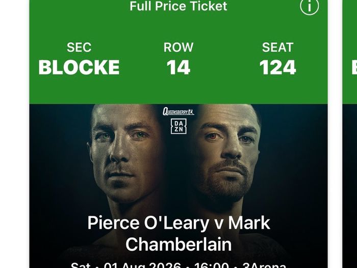 Pierce O'Leary V Mark Chamberlain