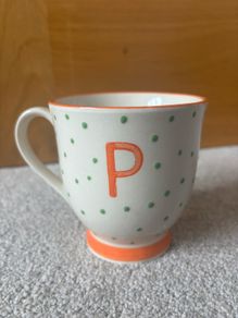 Carraig Donn Alphabet Letter P Mug