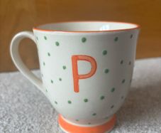 Carraig Donn Alphabet Letter P Mug