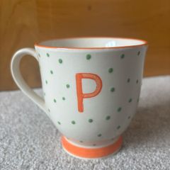Carraig Donn Alphabet Letter P Mug