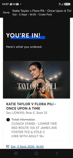 Katie Taylor tickets