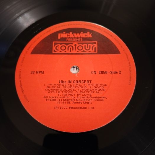 10CC - 10CC in Concert (Irish Pressing)