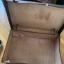 Vintage leather hardback suitcases Image 5