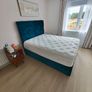 Respa King Size Half-Ottoman Storage Bed Base & Matching Headboar Image 2