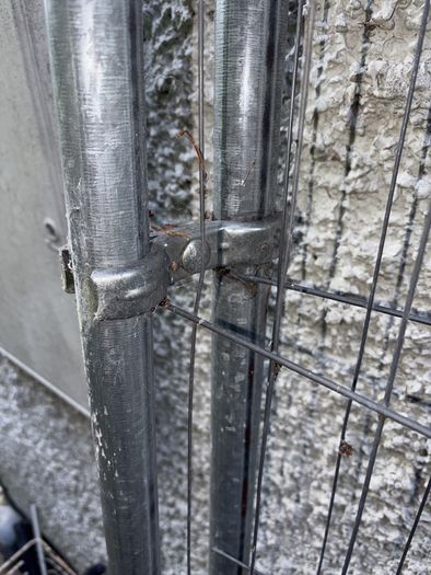 2 x Temporary Fencing Panels - 2m High x 3.5m Wide - Very Good Condition