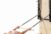 Wall-Mounted Pilates Reformer Springboard Maple Wood Resistance Training System for Home &amp; Studio