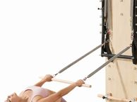 main image for ad Wall-Mounted Pilates Reformer Springboard Maple Wood Resistance Training System for Home &amp; Studio