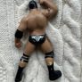 Jakks Pacific Classic Super Stars WWE Figure #15 2007 THE ROCK Dwayne Johnson Used Damaged Please look at the pictures Image 6