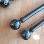 Curtain poles x3 160cm Image 3