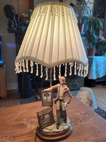 Large Decorative Figurine Table Lamp