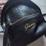 GUESS Monogram Faux Leather Mini Backpack in Black Image 3