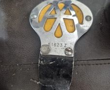 Vintage 50s or 60s AA badge