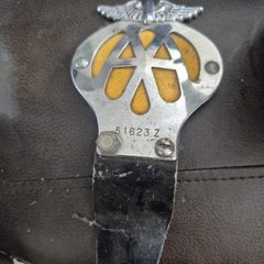 Vintage 50s or 60s AA badge
