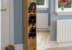 120cm Modern stylish design Mirrored Shoe Cabinet