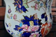 Antique Masons Ironstone "Mandarin" Jam Jar/Honey Pot