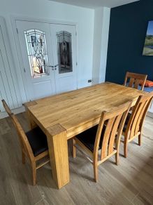 Table, Bench and Chairs