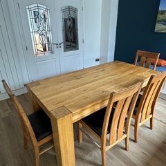 Table, Bench and Chairs