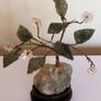 Vintage Chinese Jade Stone Carved Bonsai Trees Image 3
