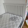 Single wooden bed with mattress Image 4
