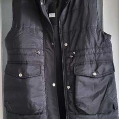 RISING Black LongLine Gilet Sz L (Fit 12-16UK) - Bnwt - Rrp 39 Sterling