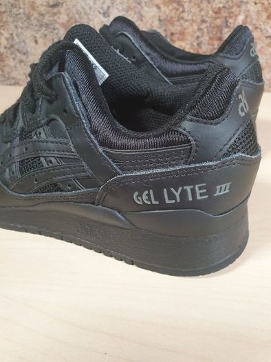 Asics GEL LYTE 3 black Size UK 4 EU 37 boys girls women unisex